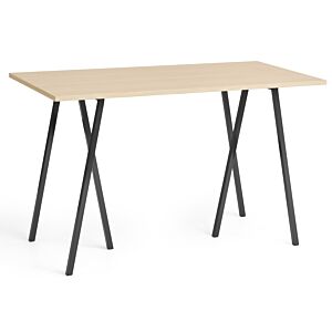 HAY Loop Stand High tafel-Black-Oak - 160x77,5 cm
