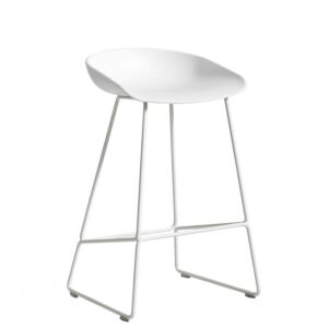 HAY About a Stool AAS38 barkruk wit onderstel-Wit-Zithoogte 65 cm