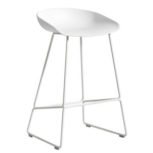 HAY About a Stool AAS38 barkruk wit onderstel-Wit-Zithoogte 75 cm