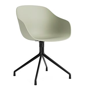 HAY AAC 220 stoel - zwart onderstel-Pastel green