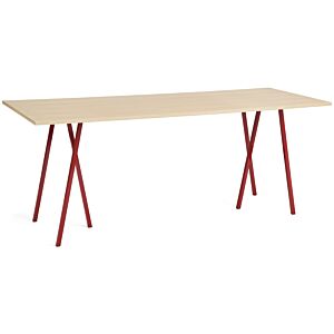HAY Loop Stand High tafel-Maroon red-250x92,5 cm