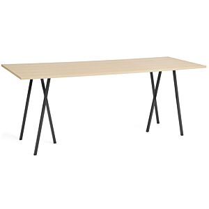 HAY Loop stand tafel-250x92,5 cm-Black - Oak