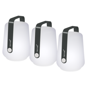Fermob Balad Portable Mini tafellamp set van 3-Anthracite