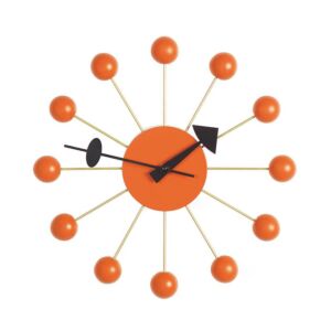 Vitra Ball Clock klok-Oranje