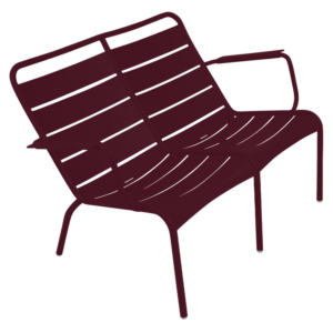 Fermob Luxembourg Lounge Duo Low fauteuil-Black Cherry