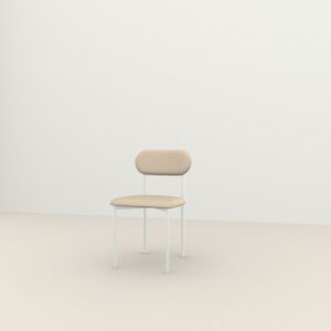 Studio HENK Oblique Chair bekleed wit frame-Cube Natural 01