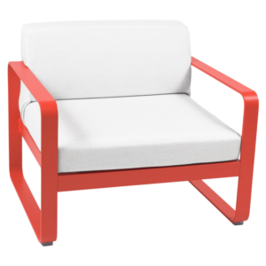 Fermob Bellevie fauteuil met off-white zitkussen-Capucine