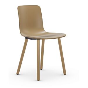 Vitra Hal RE Wood stoel eiken onderstel-Cardboard