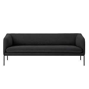 Ferm Living Turn Sofa 3-zits bank katoen-Dark grey