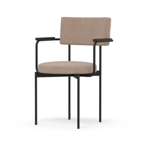 HKliving Dining Armchair stoel -Morden-Black