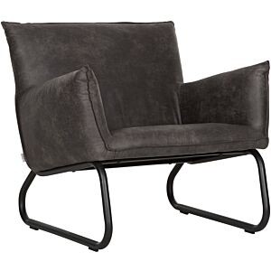 vanHarte River Snake fauteuil-Charcoal