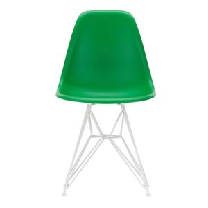 Vitra Eames DSR stoel met wit onderstel-Groen OUTLET