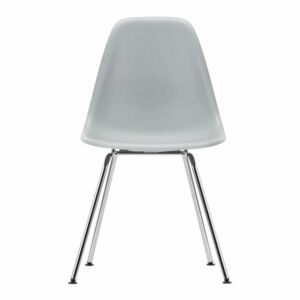 Vitra Eames DSX stoel met verchroomd onderstel-Licht grijs