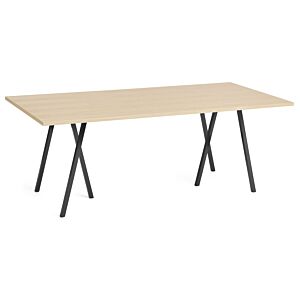 HAY Loop stand tafel-200x92,5 cm-Black - Oak