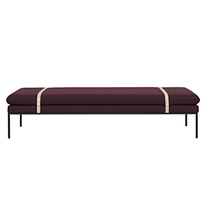 Ferm Living Turn Daybed bank Fiord naturel band-591 Bordeaux