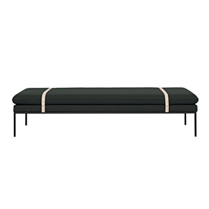 Ferm Living Turn Daybed bank Fiord naturel band-991 Dark Green