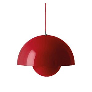 &amp;tradition FlowerPot VP1 hanglamp-Vermilion Red