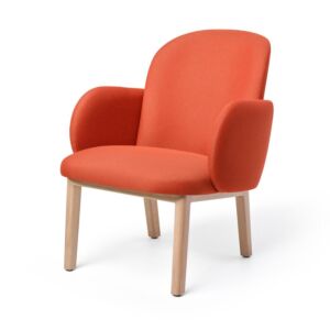 Puik Dost fauteuil beukenhouten onderstel-Terracotta