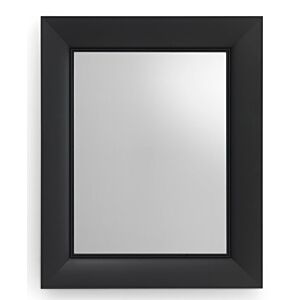 Kartell Francois Ghost spiegel-Mat zwart-Klein