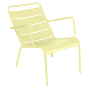 Fermob Luxembourg Lounge Low fauteuil met armleuning-Frosted Lemon