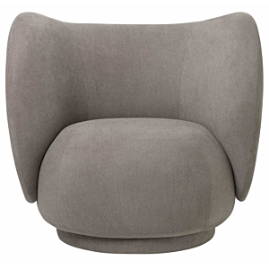 Ferm Living Rico fauteuil stof Brushed-Warm grijs