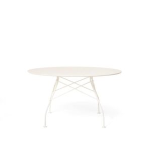 Kartell Glossy Outdoor tafel-Wit-wit-∅ 128 cm
