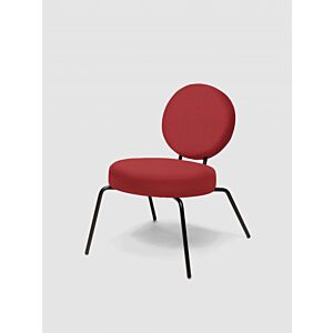 Puik Option Lounge fauteuil-Bordeaux-Ronde zit, ronde rug