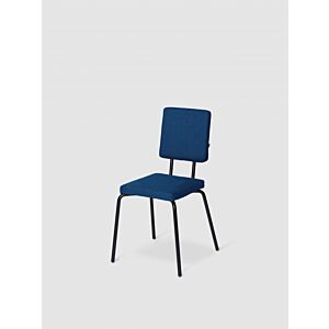 Puik Option Chair stoel-Blauw-Vierkante zit, vierkante rug