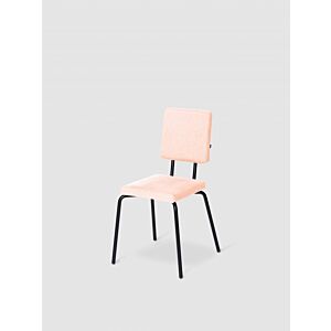 Puik Option Chair stoel-Roze-Vierkante zit, vierkante rug