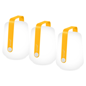 Fermob Balad Portable Mini tafellamp set van 3-Honey