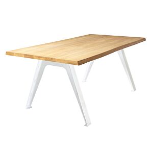 Dyyk Sparrow tafel-220x100 cm-Onderstel wit OUTLET