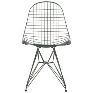 Vitra Eames Wire Chair DKR stoel-Donkergroen