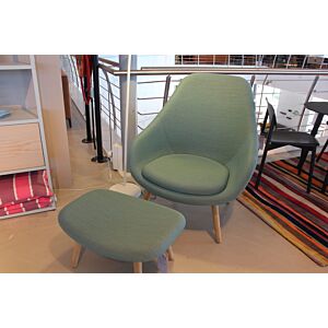 Hay AAL 92/AAL 03 lounge chair met ottoman OUTLET