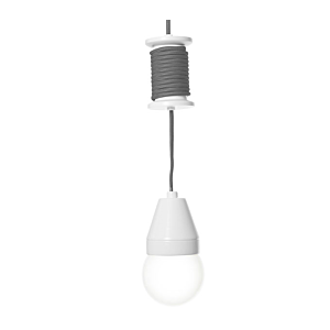 Leitmotiv Spool hanglamp-Donker grijs