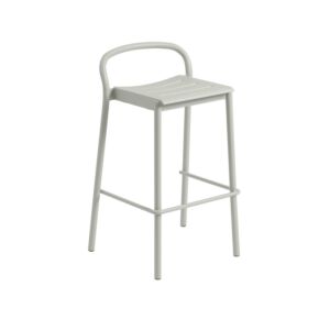 Muuto Linear Steel Bar stoel-75 cm-Grey