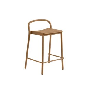 Muuto Linear Steel Bar stoel-65 cm-Burnt Orange