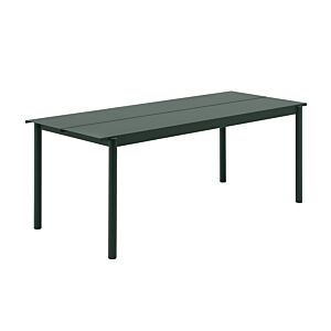 muuto Linear tafel 200x75 cm-Donker groen