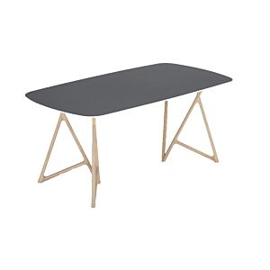 Gazzda Koza Linoleum Table tafel-180x90 cm-Nero