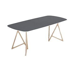 Gazzda Koza Linoleum Table tafel-200x90 cm-Nero