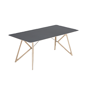 Gazzda Tink Linoleum Table tafel-180x90 cm-Nero