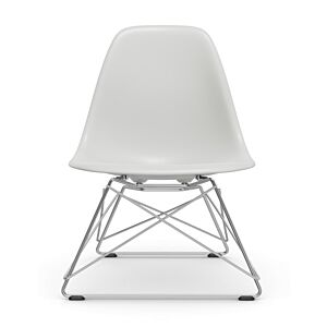 Vitra Eames LSR loungestoel met verchroomd onderstel-Cotton white