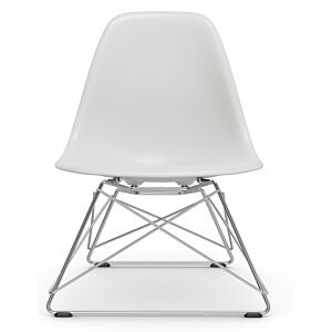 Vitra Eames LSR loungestoel met verchroomd onderstel-Wit
