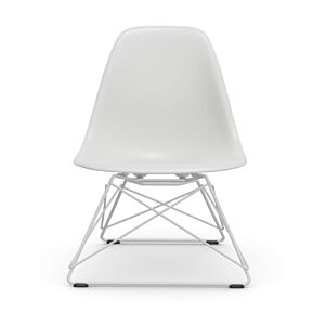Vitra Eames LSR loungestoel met wit onderstel-Cotton white