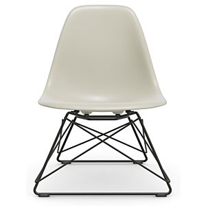 Vitra Eames LSR loungestoel met zwart onderstel-Pebble
