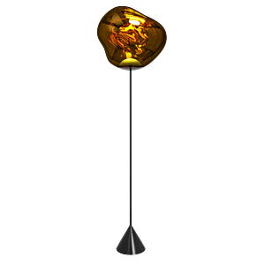Tom Dixon Melt Cone Slim LED vloerlamp-Gold
