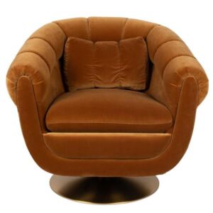 Dutchbone Member Lounge Chair-Whiskey