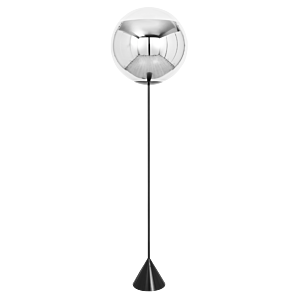 Tom Dixon Mirror Ball Cone Slim LED vloerlamp-Silver