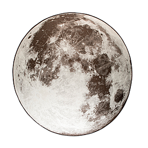 Zuiver Moon vloerkleed-Stone grey-Ø 200 cm