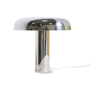 HKliving Mushroom Table Lamp - Chrome