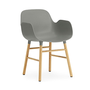 Normann Copenhagen stoel Form armchair eiken-Grijs